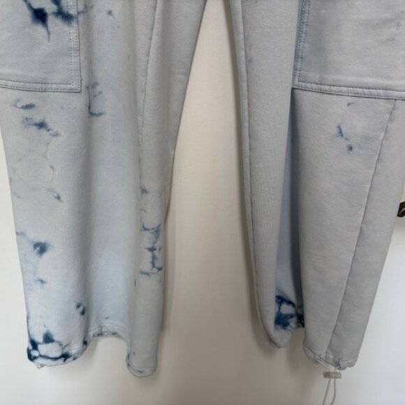 New Juniors Vanilla Star Knit Relaxed Fit Cargo Blue Wide Leg Pants. Sz. M - Picture 3 of 5